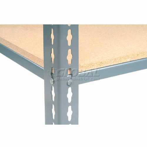 Global Industrial™ Additional Shelf Level Boltless Wood Deck 36"W x 24"D - Gray 3 Global Industrial™ Additional Shelf Level Boltless Wood Deck 36"W x 24"D - Gray - Image 3