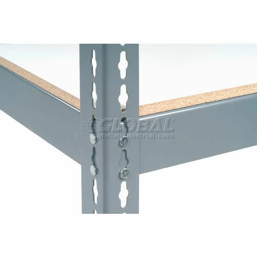 Global Industrial Extra Heavy Duty Shelving 48Wx24Dx96H 7 Shelves 1200 lbs. Cap. Per Shelf GRY 10 Global Industrial Extra Heavy Duty Shelving 48Wx24Dx96H 7 Shelves 1200 lbs. Cap. Per Shelf GRY - Image 10