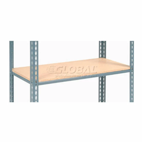 Global Industrial™ Heavy Duty Shelving 48"W x 18"D x 96"H With 5 Shelves - Wood Deck - Gray 7 Global Industrial™ Heavy Duty Shelving 48"W x 18"D x 96"H With 5 Shelves - Wood Deck - Gray - Image 7