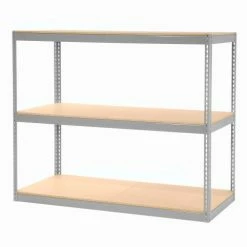 Global Industrial™ Record Storage Rack With Boxes 72"W x 30"D x 60"H - Gray -Shelving Sales Store 130101 06