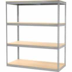 Global Industrial™ Record Storage Open With Boxes 72"W x 30"D x 84"H - Gray 25 Global Industrial™ Record Storage Open With Boxes 72"W x 30"D x 84"H - Gray -Shelving Sales Store 130103 05 1