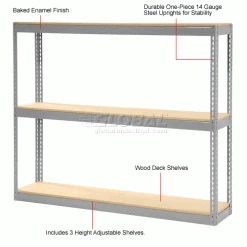 Global Industrial™ Record Storage Rack Without Boxes 72"W x 15"D x 60"H - Gray 29 Global Industrial™ Record Storage Rack Without Boxes 72"W x 15"D x 60"H - Gray -Shelving Sales Store 130147 1wco