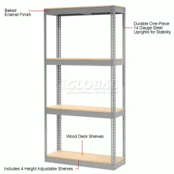 Global Industrial™ Record Storage Rack Without Boxes 42"W x 15"D x 84"H - Gray 27 Global Industrial™ Record Storage Rack Without Boxes 42"W x 15"D x 84"H - Gray -Shelving Sales Store 130149 1wco