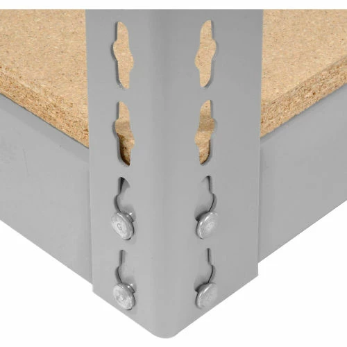 Global Industrial™ Record Storage Rack Without Boxes 72"W x 15"D x 60"H - Gray 4 Global Industrial™ Record Storage Rack Without Boxes 72"W x 15"D x 60"H - Gray - Image 4