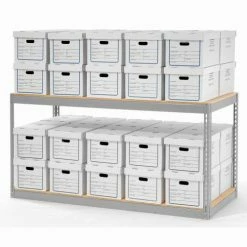 Global Industrial™ Record Storage Without Boxes 72"W x 30"D x 36"H - Gray 25 Global Industrial™ Record Storage Without Boxes 72"W x 30"D x 36"H - Gray -Shelving Sales Store 130155