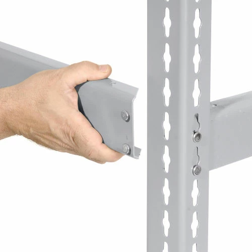 Global Industrial Wide Span Rack 60Wx24Dx60H, 3 Shelves Laminated Deck 1200 Lb Per Level, Gray 17 Global Industrial Wide Span Rack 60Wx24Dx60H, 3 Shelves Laminated Deck 1200 Lb Per Level, Gray - Image 17