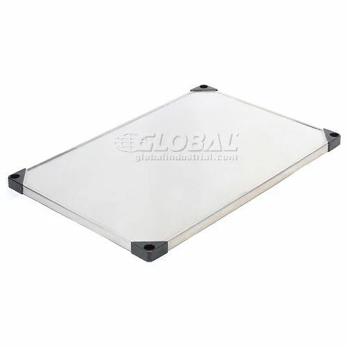 Nexel® S1848SS Stainless Steel Solid Shelf 48"W x 18"D 1 Nexel® S1848SS Stainless Steel Solid Shelf 48"W x 18"D