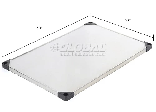Nexel® S2448SS Stainless Steel Solid Shelf 48"W x 24"D 13 Nexel® S2448SS Stainless Steel Solid Shelf 48"W x 24"D - Image 13