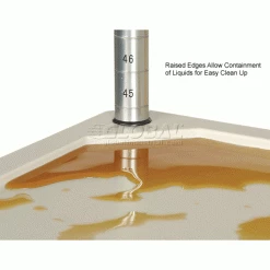 Nexel® Plastic, 4 Tier, Solid Shelving Unit, Poly-Z-Brite® Posts, 48"W x 24"D x 86" H -Shelving Sales Store 188124 5wco 3