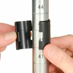 Nexel® Plastic, 4 Tier, Solid Shelving Unit, Poly-Z-Brite® Posts, 48"W x 24"D x 86" H -Shelving Sales Store 188127 07