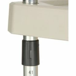 Nexel® Plastic, 4 Tier, Solid Shelving Unit, Poly-Z-Brite® Posts, 48"W x 24"D x 86" H -Shelving Sales Store 188127 08