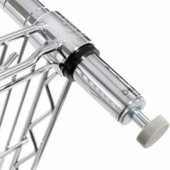 Nexel® Chrome, 4 Tier, Wire Shelving Starter Unit, 30"W x 18"D x 54"H -Shelving Sales Store 188216 09 1