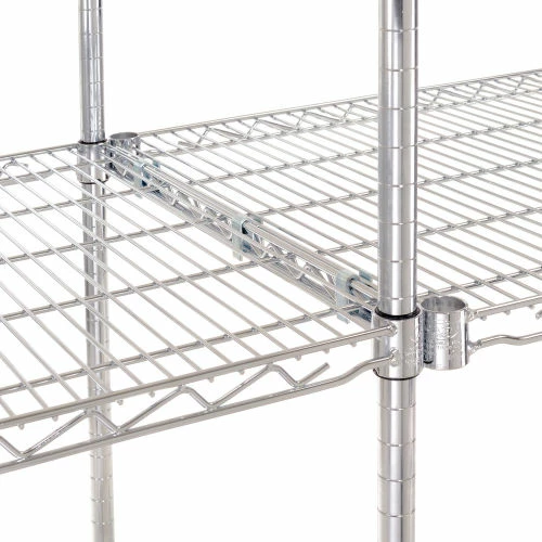 Nexel® Chrome, 4 Tier, Wire Shelving Add-On Unit, 24"W x 24"D x 54"H 2 Nexel® Chrome, 4 Tier, Wire Shelving Add-On Unit, 24"W x 24"D x 54"H - Image 2