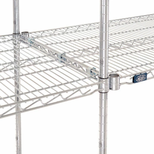 Nexel® Chrome, 4 Tier, Wire Shelving Add-On Unit, 48"W x 24"D x 54"H 2 Nexel® Chrome, 4 Tier, Wire Shelving Add-On Unit, 48"W x 24"D x 54"H - Image 2