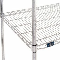 Nexel® Chrome, 4 Tier, Wire Shelving Starter Unit, 30"W x 24"D x 86"H 20 Nexel® Chrome, 4 Tier, Wire Shelving Starter Unit, 30"W x 24"D x 86"H -Shelving Sales Store 188306 05