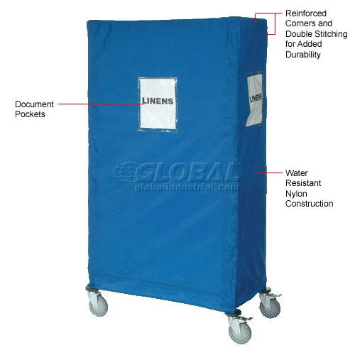 Nexel Nylon Cover, Blue, 60"W x 24"D x 63"H 8 Nexel Nylon Cover, Blue, 60"W x 24"D x 63"H - Image 8