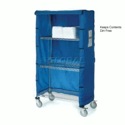 Nexel Nylon Cover, Blue, 72"W x 18"D x 74"H 20 Nexel Nylon Cover, Blue, 72"W x 18"D x 74"H -Shelving Sales Store 188371 2wco 11