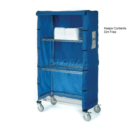Nexel Nylon Cover, Blue, 72"W x 24"D x 63"H 9 Nexel Nylon Cover, Blue, 72"W x 24"D x 63"H - Image 9