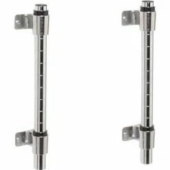 Nexel® Chrome Wall Mount Post & Bracket Kit 54"H