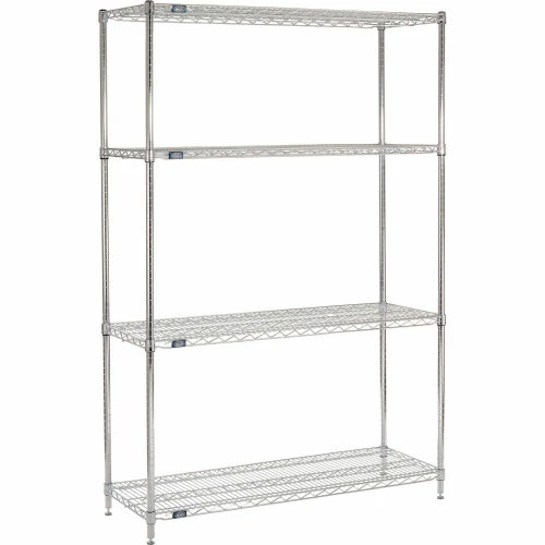 Nexel® ESD, 4 Tier, Wire Shelving Starter Unit, 36"W x 24"D x 63"H 1 Nexel® ESD, 4 Tier, Wire Shelving Starter Unit, 36"W x 24"D x 63"H