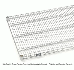Nexel® S3660C Chrome Wire Shelf 60"W x 36"D 15 Nexel® S3660C Chrome Wire Shelf 60"W x 36"D -Shelving Sales Store 188540 2wco 6