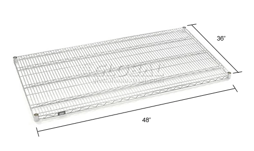Nexel® S3648C Chrome Wire Shelf 48"W x 36"D 10 Nexel® S3648C Chrome Wire Shelf 48"W x 36"D - Image 10