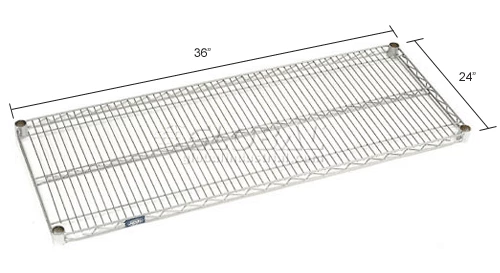 Nexel® S2436C Chrome Wire Shelf 36"W x 24"D 23 Nexel® S2436C Chrome Wire Shelf 36"W x 24"D - Image 23