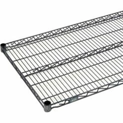 Nexel® Nexelon®, 4 Tier, Wire Shelving Starter Unit, 42"W x 21"D x 63"H -Shelving Sales Store 188558E 02 20