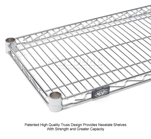 Nexel® S1836S Stainless Steel Wire Shelf 36"W x 18"D 16 Nexel® S1836S Stainless Steel Wire Shelf 36"W x 18"D - Image 16