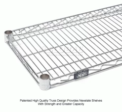 Nexel® S1454Z Poly-Z-Brite® Wire Shelf 54"W x 14"D 27 Nexel® S1454Z Poly-Z-Brite® Wire Shelf 54"W x 14"D -Shelving Sales Store 188565Z 2wco 9