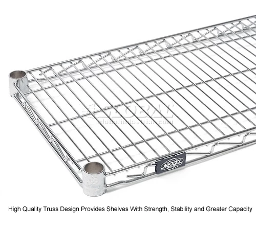 Nexel® S1842C Chrome Wire Shelf 42"W x 18"D 6 Nexel® S1842C Chrome Wire Shelf 42"W x 18"D - Image 6