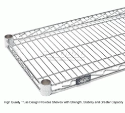 Nexel® S1836C Chrome Wire Shelf 36"W x 18"D 15 Nexel® S1836C Chrome Wire Shelf 36"W x 18"D -Shelving Sales Store 188565 2wco 40