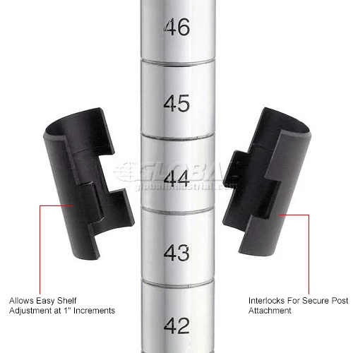 Nexel® S2124C Chrome Wire Shelf 24"W x 21"D 5 Nexel® S2124C Chrome Wire Shelf 24"W x 21"D - Image 5