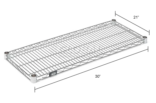 Nexel® S2130C Chrome Wire Shelf 30"W x 21"D 9 Nexel® S2130C Chrome Wire Shelf 30"W x 21"D - Image 9