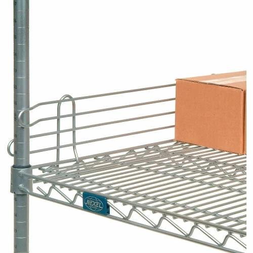 Nexel®, Nexelate® Silver Epoxy Wire Ledge, 36"W x 4"H 2 Nexel®, Nexelate® Silver Epoxy Wire Ledge, 36"W x 4"H - Image 2