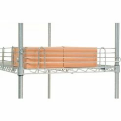 Nexel®, Nexelate® Silver Epoxy Wire Ledge, 48"W x 4"H 13 Nexel®, Nexelate® Silver Epoxy Wire Ledge, 48"W x 4"H -Shelving Sales Store 188582 03 11