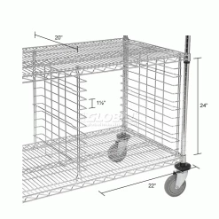 Nexel® AT24C Multi-Box Slide for 24"D Shelves - Pair 17 Nexel® AT24C Multi-Box Slide for 24"D Shelves - Pair -Shelving Sales Store 188592 dim