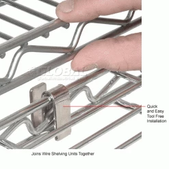 Nexel® AS Chrome S-Hooks - 12 Pack 16 Nexel® AS Chrome S-Hooks - 12 Pack -Shelving Sales Store 189372 2wco