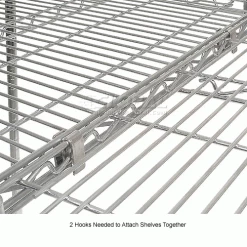 Nexel® AS Chrome S-Hooks - 12 Pack 17 Nexel® AS Chrome S-Hooks - 12 Pack -Shelving Sales Store 189372 3wco