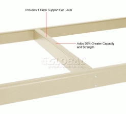 Global Industrial Wide Span Rack 72Wx48Dx84H, 3 Shelves Laminated Deck 900 lb. Per Level, Gray 43 Global Industrial Wide Span Rack 72Wx48Dx84H, 3 Shelves Laminated Deck 900 lb. Per Level, Gray -Shelving Sales Store 1 deck supportTN