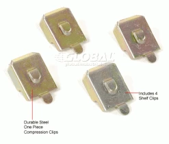 Global Industrial™ Extra Shelf Clips Set Of 4 -Shelving Sales Store 234071 1wco