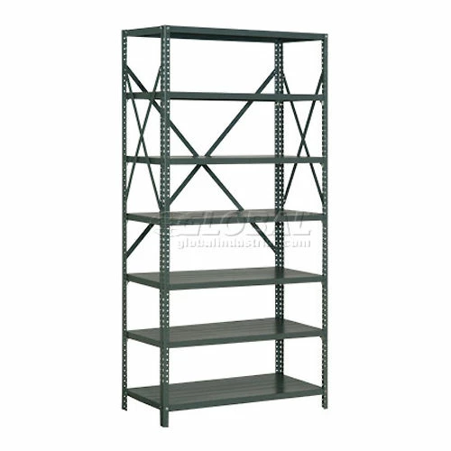 Global Industrial™ Steel Shelving 20 Ga 36"Wx18"Dx73"H Open Clip Style 7 Shelf 2 Global Industrial™ Steel Shelving 20 Ga 36"Wx18"Dx73"H Open Clip Style 7 Shelf - Image 2
