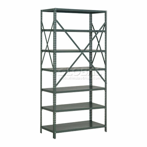 Global Industrial™ Steel Shelving 20 GA 48"W x 18"D x 73"H Open Clip Style 7 Shelf 3 Global Industrial™ Steel Shelving 20 GA 48"W x 18"D x 73"H Open Clip Style 7 Shelf - Image 3