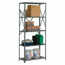 Global Industrial™ Steel Shelving 18 Ga 36"Wx12"Dx85"H Open Clip Style 5 Shelf