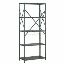 Global Industrial™ Steel Shelving 20 Ga 36"Wx12"Dx85"H Open Clip Style 5 Shelf -Shelving Sales Store 234193A 01 1