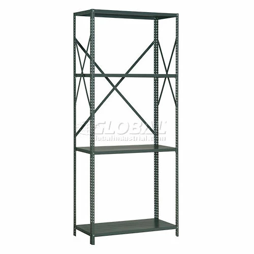 Global Industrial™ Steel Shelving 18 Ga 36"X18"Dx85"H Open Clip Style 4 Shelf 2 Global Industrial™ Steel Shelving 18 Ga 36"X18"Dx85"H Open Clip Style 4 Shelf - Image 2