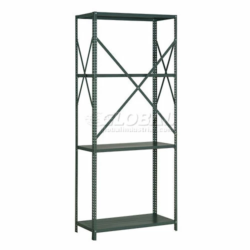 Global Industrial™ Steel Shelving 18 Ga 36"X18"Dx85"H Open Clip Style 4 Shelf 3 Global Industrial™ Steel Shelving 18 Ga 36"X18"Dx85"H Open Clip Style 4 Shelf - Image 3