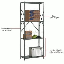 Global Industrial™ Steel Shelving 20 Ga 48"Wx24"Dx97"H Open Clip Style 4 Shelf 39 Global Industrial™ Steel Shelving 20 Ga 48"Wx24"Dx97"H Open Clip Style 4 Shelf -Shelving Sales Store 234363A 1wco 2