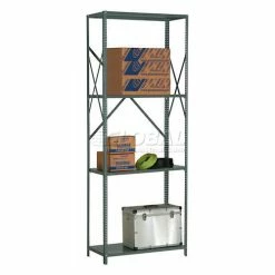 Global Industrial™ Steel Shelving 20 Ga 36"Wx18"Dx97"H Open Clip Style 4 Shelf