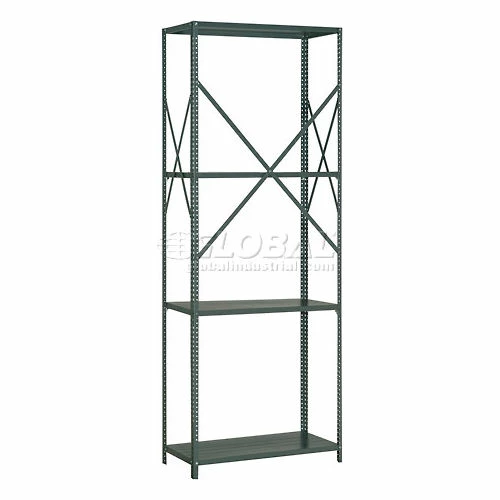 Global Industrial™ Steel Shelving 20 Ga 48"Wx24"Dx97"H Open Clip Style 4 Shelf 3 Global Industrial™ Steel Shelving 20 Ga 48"Wx24"Dx97"H Open Clip Style 4 Shelf - Image 3
